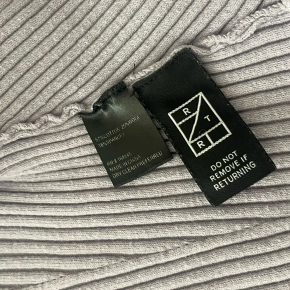 Toccin purple knit wrap sweater. Cropped. Size XS - Picture 13 of 15